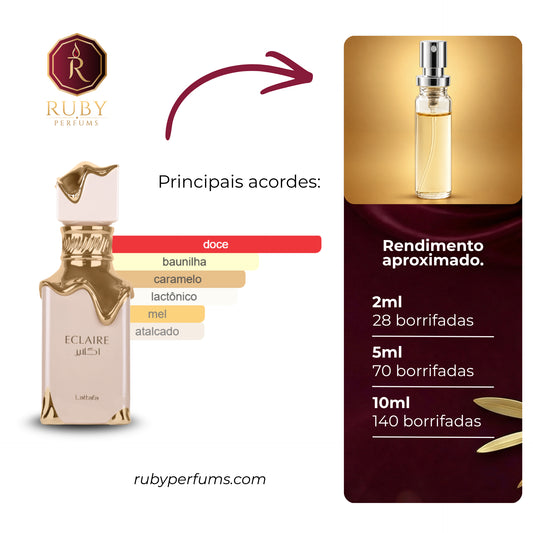 Decant do perfume Eclaire Lattafa