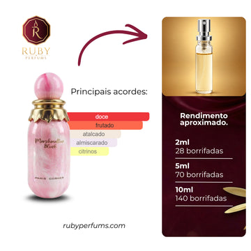 Decant do perfume Marshmallow Blush Paris Corner